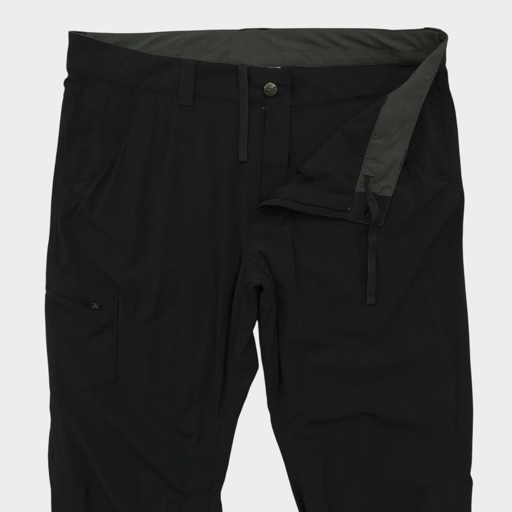 Outdoor Research Mens Ferrosi Pants Black 38 x 32 Hiking Lightweight Stretch